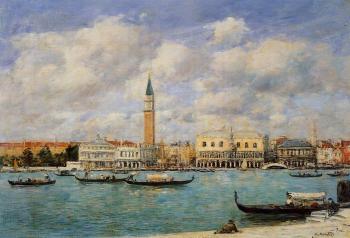 Venice, the Campanile, View of Canal San Marco from San Gior